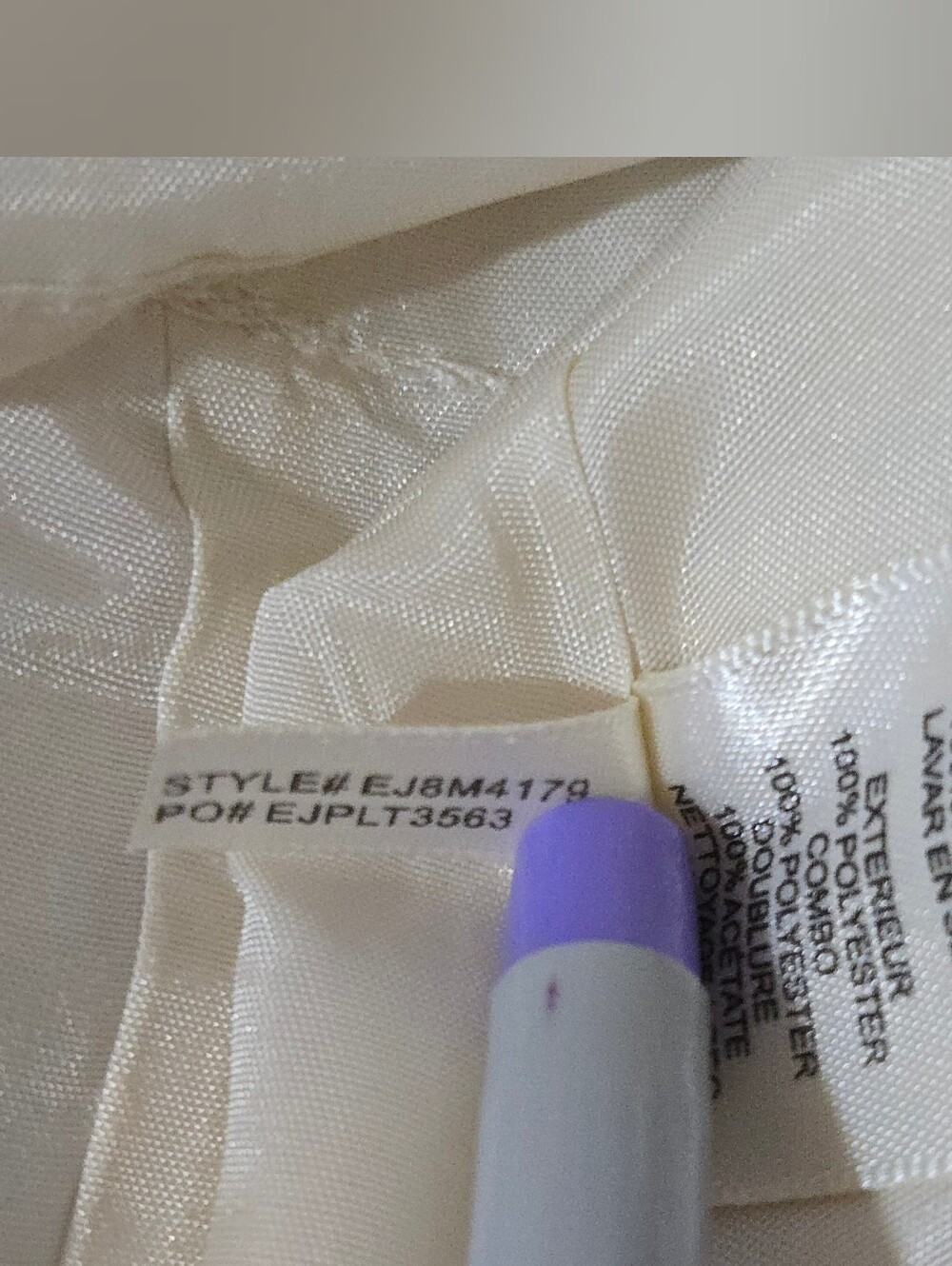 Vintage Eliza J Pleated A-Line Skirt - Botanical - Box Pleats - Tulle - Size 4 - Picture 12 of 12